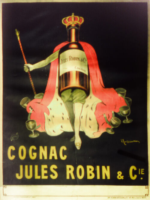Lithographie publicitaire : Cognac Jules Robin & Cie.