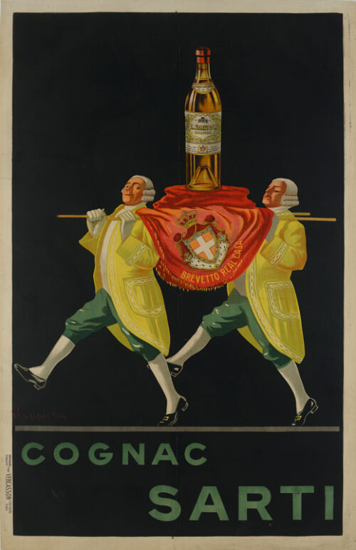 Lithographie publicitaire : Cognac Sarti