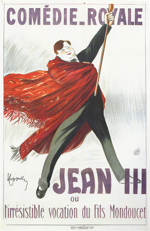 Lithographie publicitaire : Comédie-Royale / Jean III