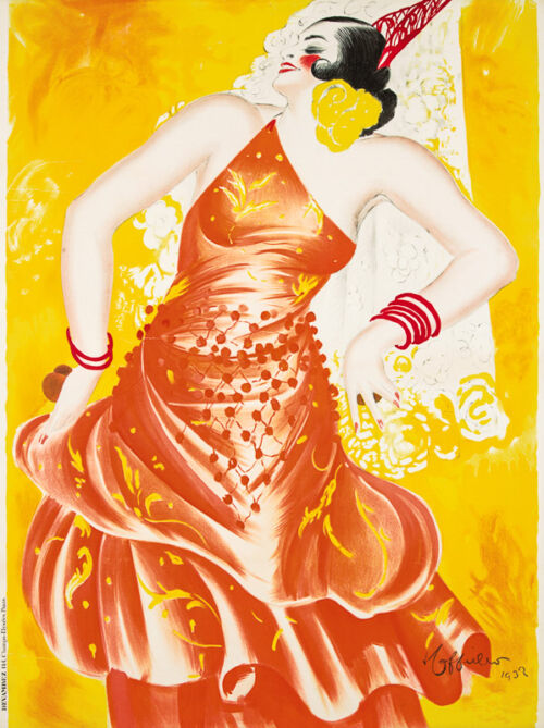 Lithographie publicitaire : Conchita Supervia / Frasquita