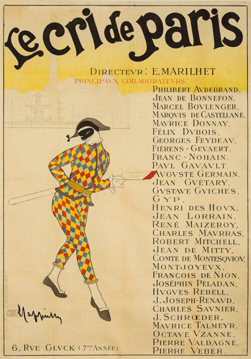 Lithographie publicitaire : Cri de Paris (Le)