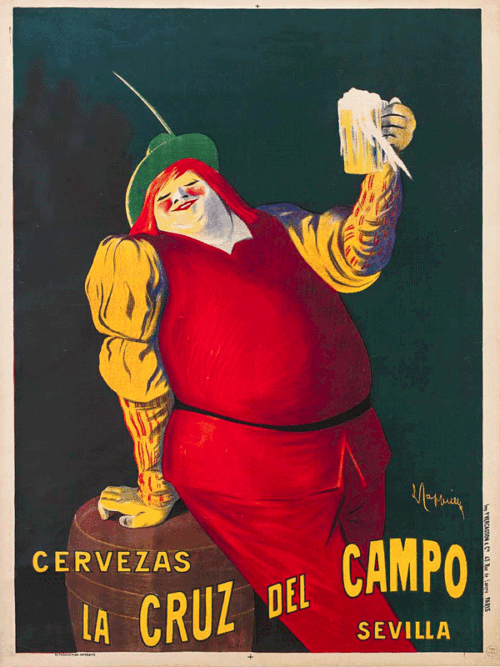 Lithographie publicitaire : Cruz del Campo (La)