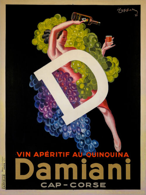 Lithographie publicitaire : Damiani