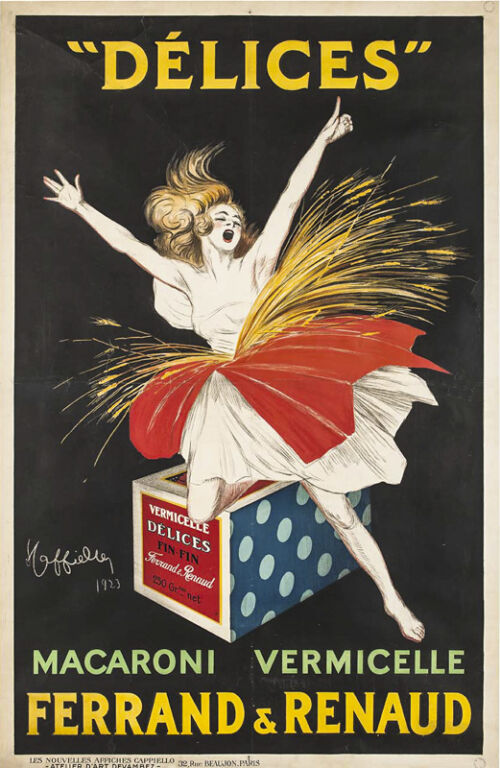 Lithographie publicitaire : Délices / Ferrand & Renaud