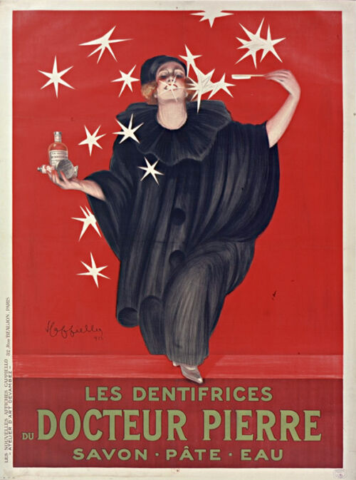 Lithographie publicitaire : Dentifrices du Dr. Pierre