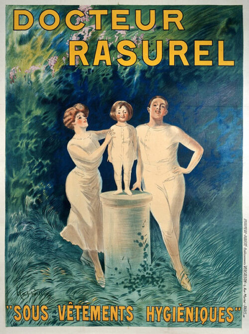 Lithographie publicitaire : Docteur Rasurel (Famille)