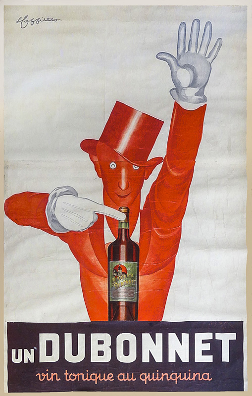 Lithographie publicitaire : Dubonnet (Un)