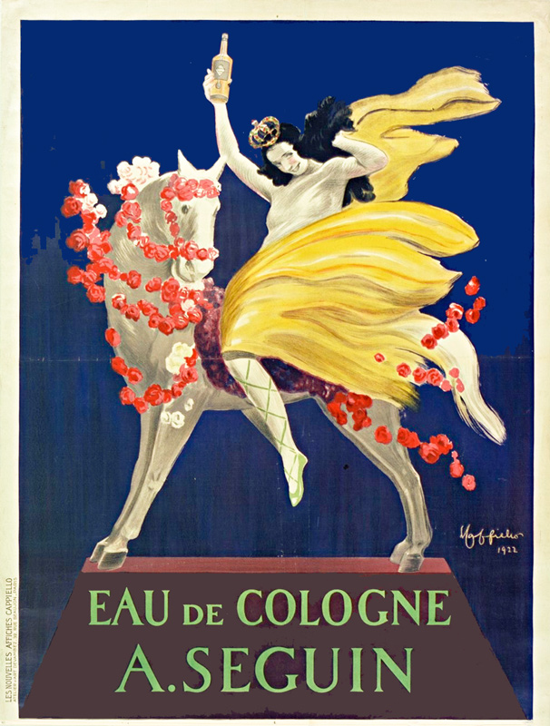 Advertising maquette: Eau de Cologne