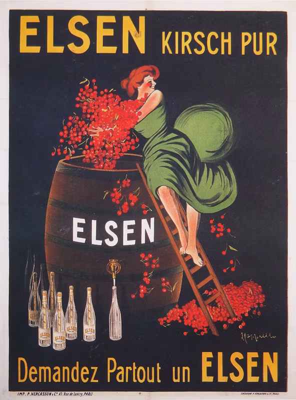 Advertising lithograph: Elsen