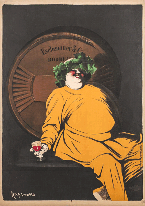 1907 - Coiffé d'une couronne de lauriers