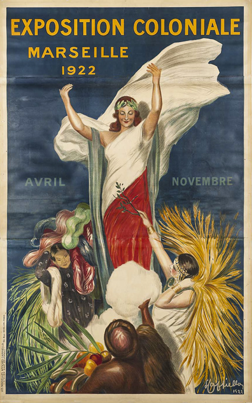 1922 - La France drapée de bleu