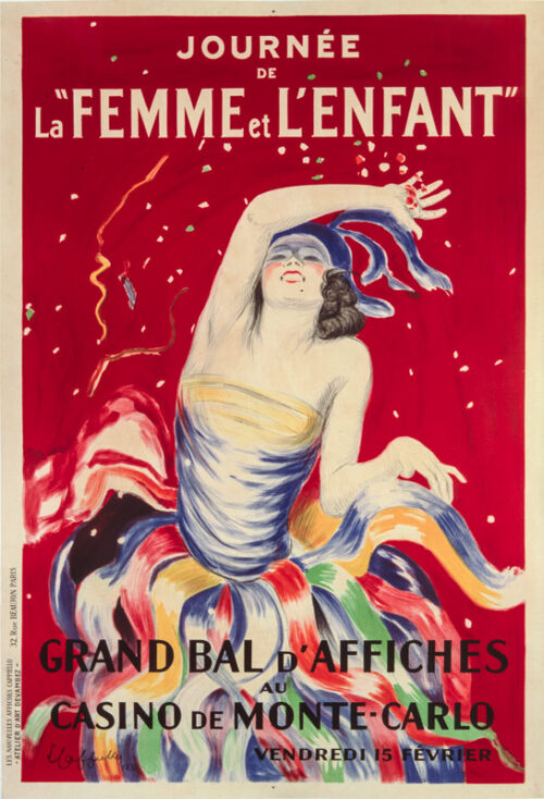 Lithographie publicitaire : Femme et l'Enfant