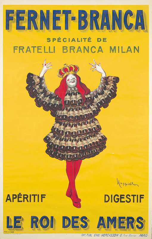 Lithographie publicitaire : Fernet-Branca