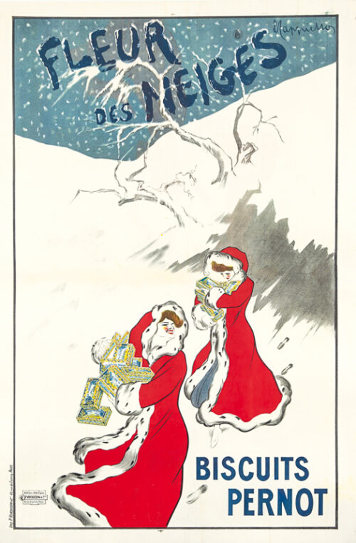 Lithographie publicitaire : Fleur des Neiges