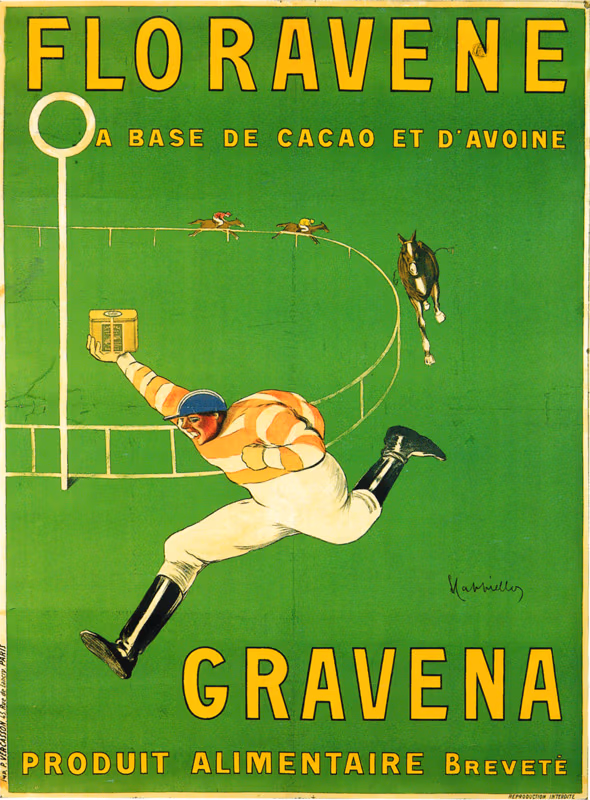 Advertising lithograph: Floravene / Gravena