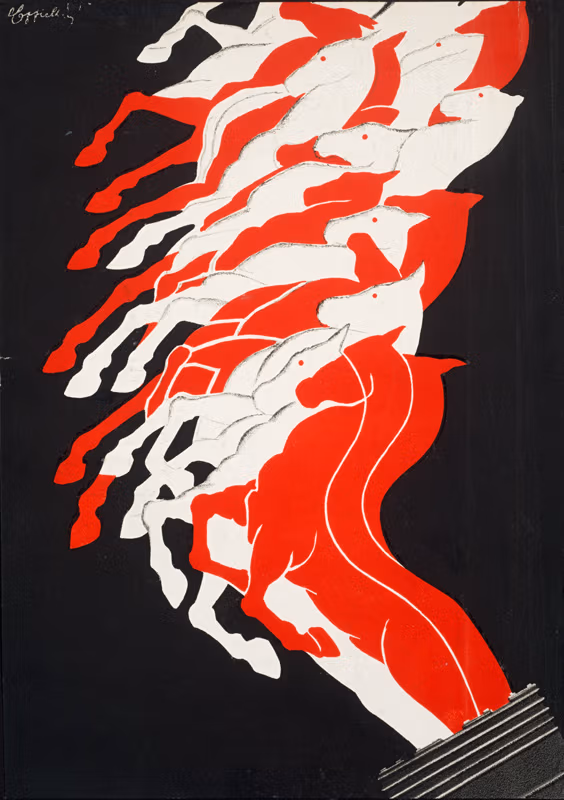 Advertising lithograph: Force Motrice (La)
