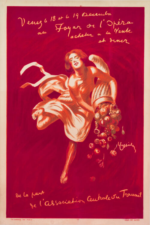 Lithographie publicitaire : Foyer de l'Opéra
