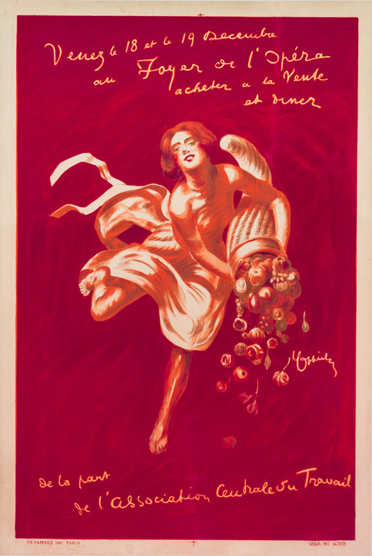Lithographie publicitaire : Foyer de l'Opéra