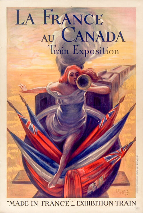 Lithographie publicitaire : France au Canada (La)