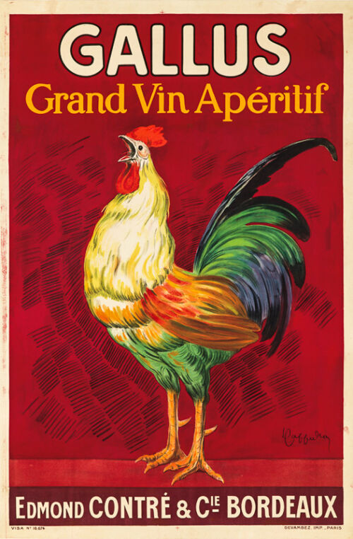 Lithographie publicitaire : Gallus