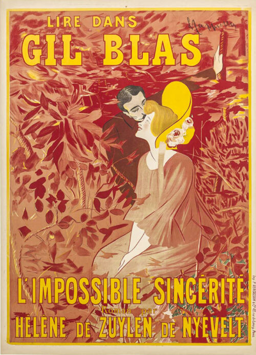 Lithographie publicitaire : Gil Blas