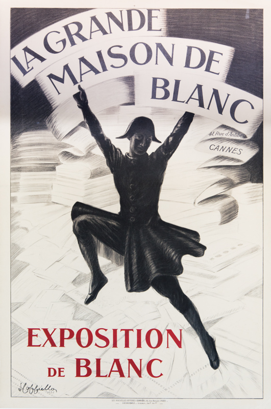 Advertising maquette: Grande Maison de Blanc