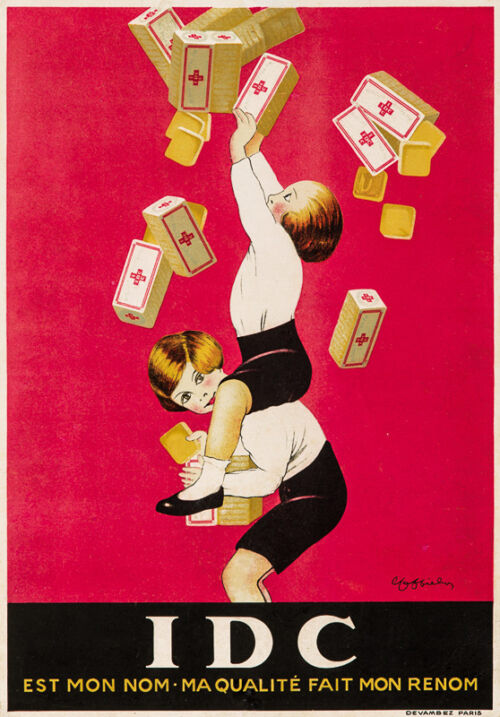 Lithographie publicitaire : IDC