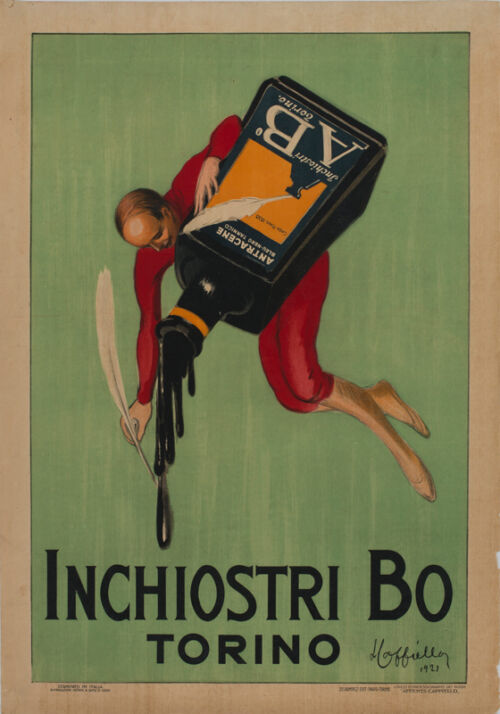 Lithographie publicitaire : Inchiostri Bo