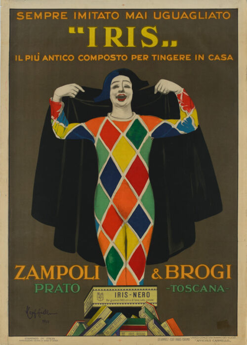 Lithographie publicitaire : Iris / Zampoli & Brogi