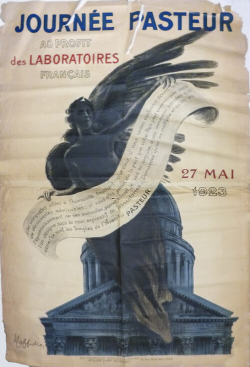 Lithographie publicitaire : Journée Pasteur