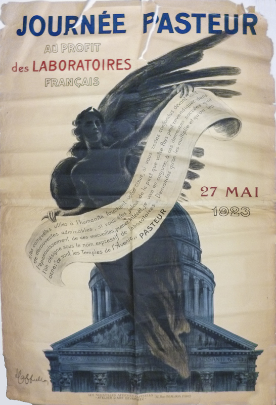 Lithographie publicitaire : Journée Pasteur