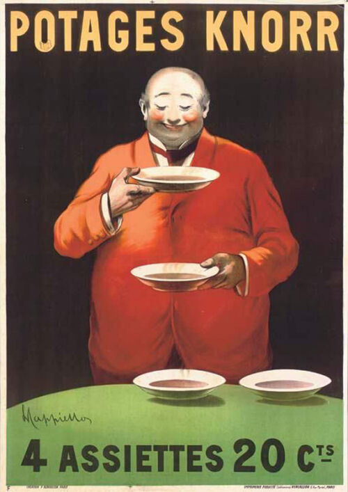 1933 ca. - Un heureux convive se sert