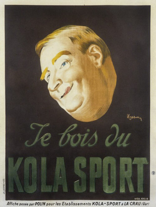 Lithographie publicitaire : Kola Sport