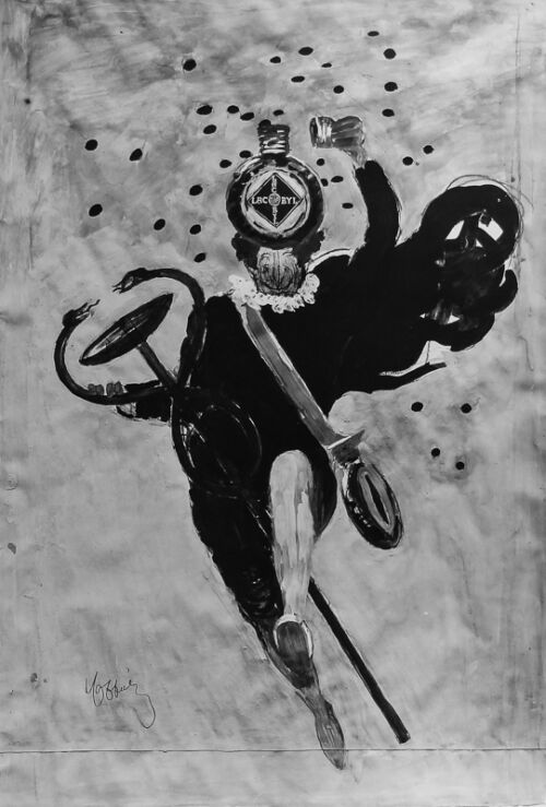 Lithographie publicitaire : Lactobyl