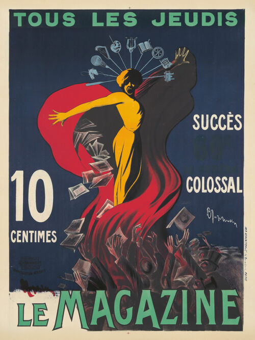 Lithographie publicitaire : Magazine (Le)