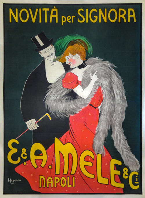 Lithographie publicitaire : Mele & Ci