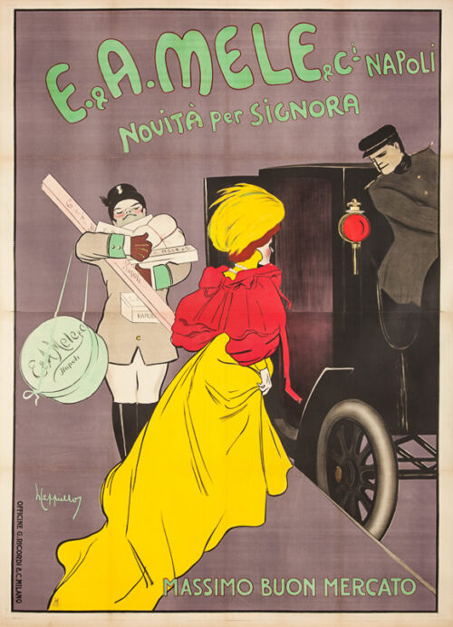 Lithographie publicitaire : Mele & Ci