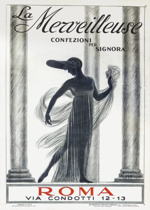 Lithographie publicitaire : Merveilleuse (La)