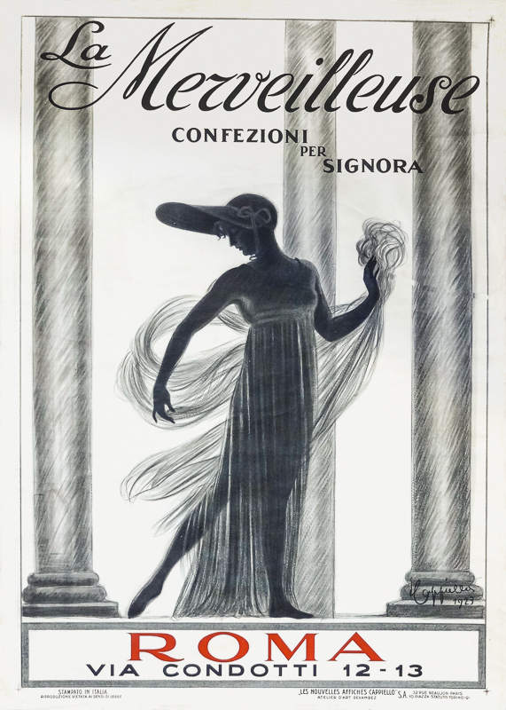 Lithographie publicitaire : Merveilleuse (La)