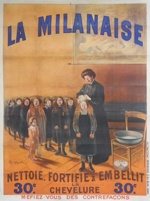 Lithographie publicitaire : Milanaise (La)