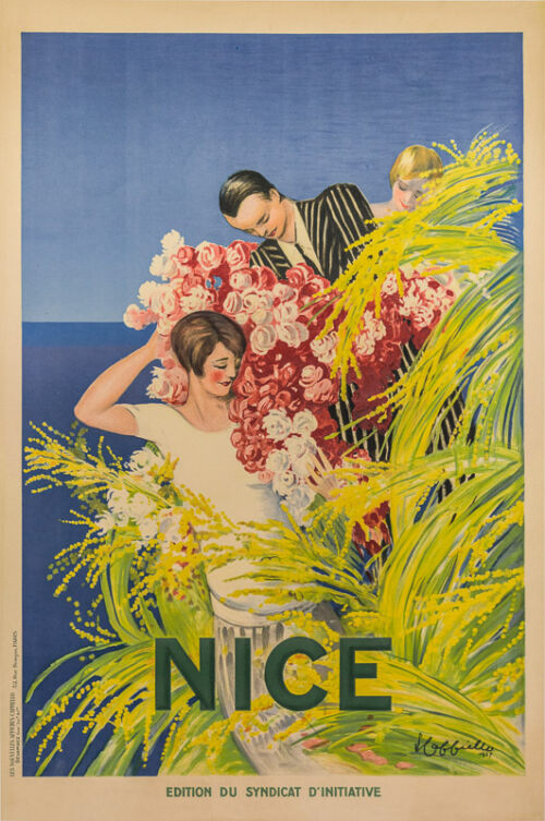Lithographie publicitaire : Nice