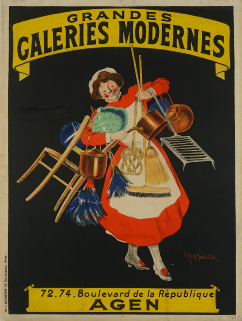 Lithographie publicitaire : Nouvelles Galeries