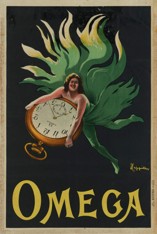 1910 ca. - Une femme habillée de flammes vertes