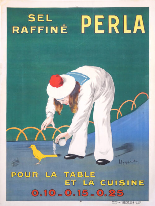 Lithographie publicitaire : Perla