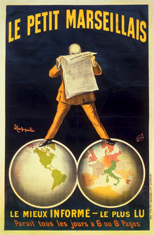 Lithographie publicitaire : Petit Marseillais (Le)