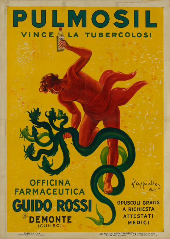 Advertising lithograph: Pulmosil