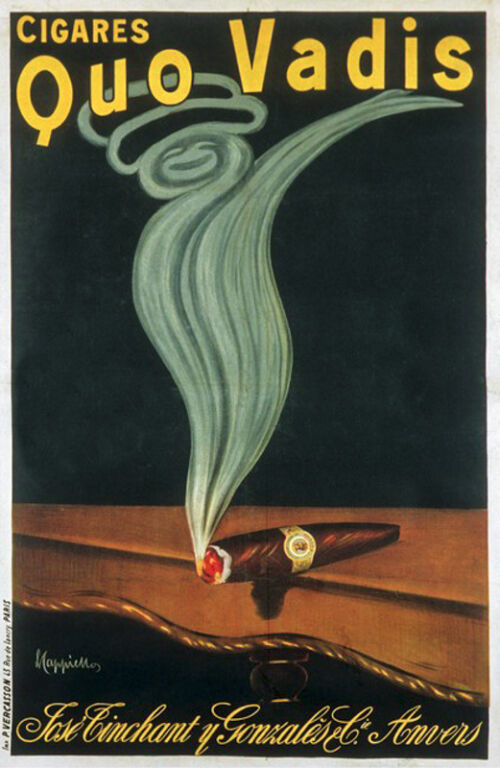 Lithographie publicitaire : Quo Vadis