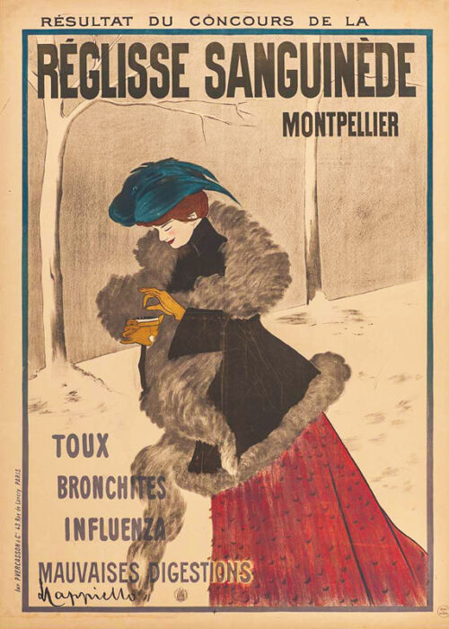 1902 - Dans un décor hivernal