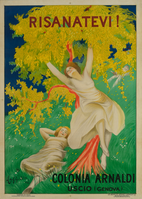 Advertising lithograph: Laugh!