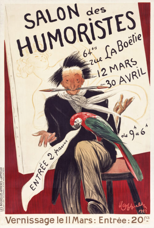 Lithographie publicitaire : Salon des Humoristes